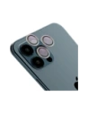 Szkło na aparat z aplikatorem Bizon Glass Snap Lens do Apple iPhone 12 Pro Max srebrna ramka
