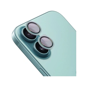 Hurtownia GSM - Bizon Glass Snap Lens Apple iPhone 16 / 16 Plus tyrkysový rám - BIZ8678 - {ean13} - Hurt