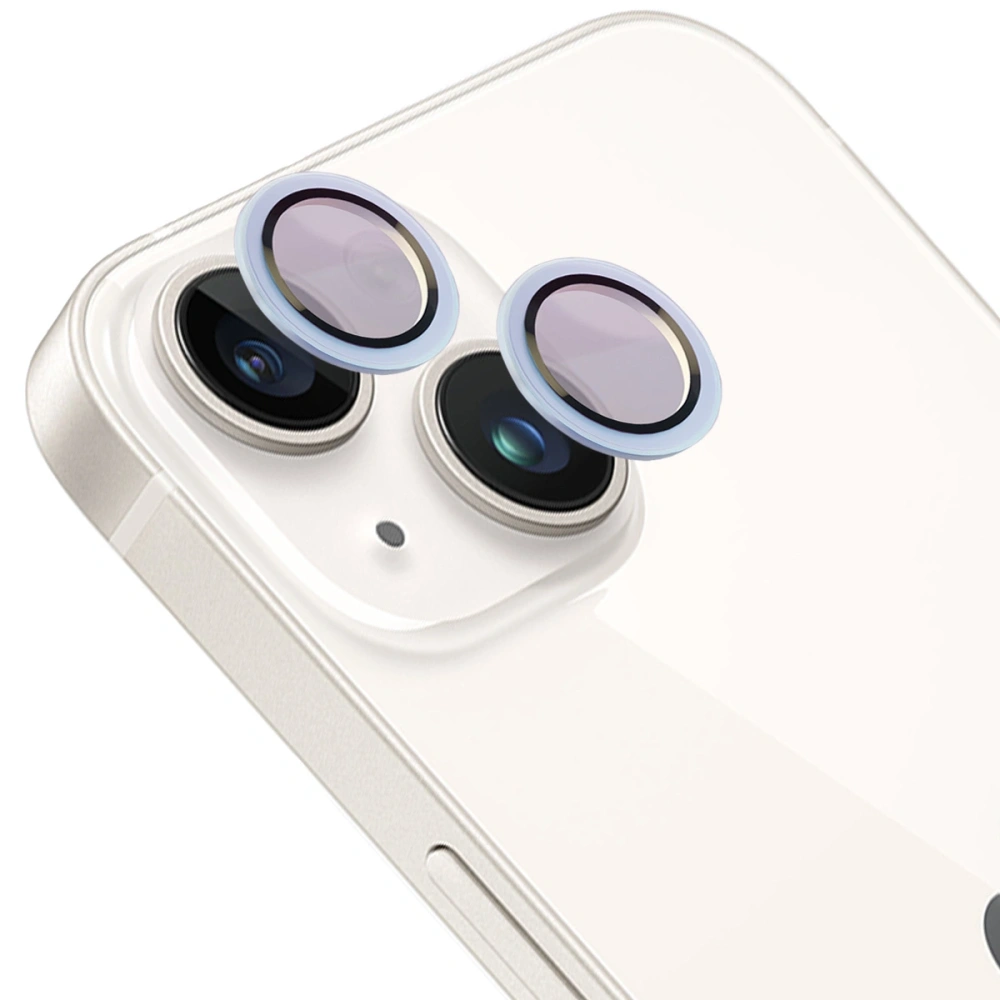 Hurtownia GSM - Szkło na aparat z aplikatorem Bizon Glass Snap Lens do Apple iPhone 14 / 14 Plus jasnoniebieska ramka - BIZ8683 - {ean13} - Hurt
