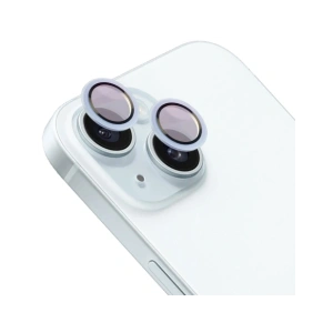 Hurtownia GSM - Bizon Glass Snap Lens Apple iPhone 15 / 15 Plus cadru albastru deschis - BIZ8685 - {ean13} - Hurt