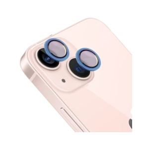 Hurtownia GSM - Bizon Glass Snap Lens Apple iPhone 13 / 13 Mini kék keret - BIZ8686 - {ean13} - Hurt