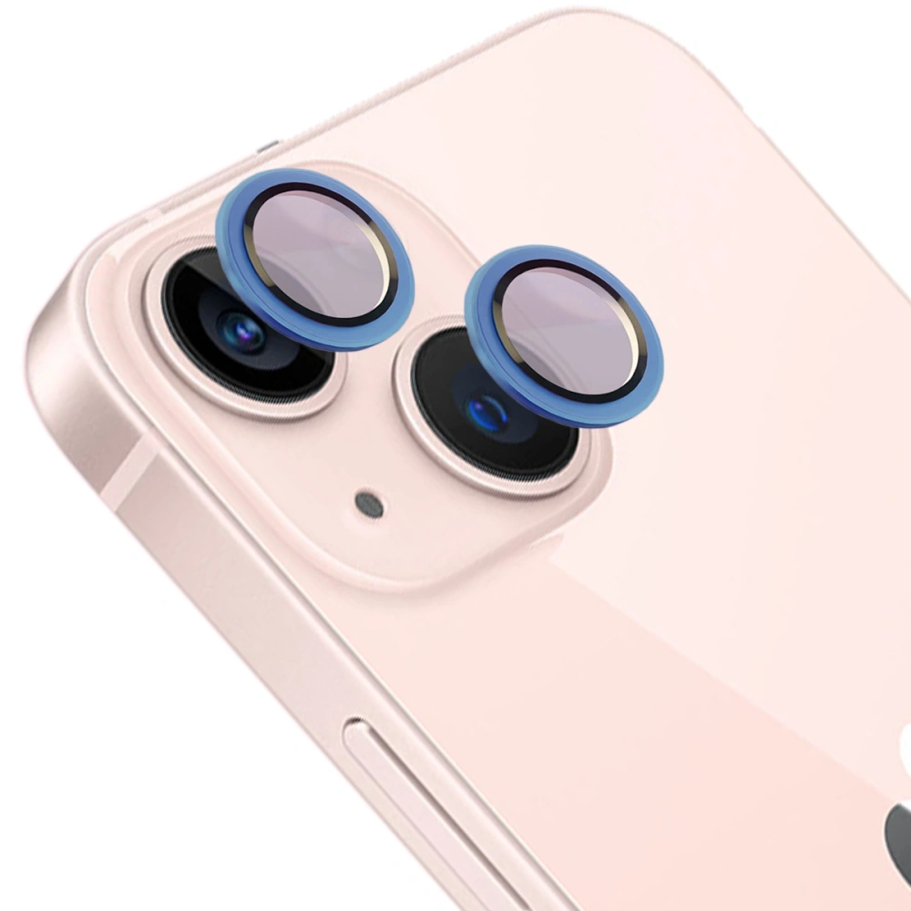 Hurtownia GSM - Bizon Glass Snap Lens Apple iPhone 13 / 13 Mini cadru albastru - BIZ8686 - {ean13} - Hurt