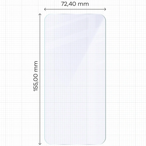 Elastyczne szkło hybrydowe Bizon Glass Mule do Samsung Galaxy S24+ Plus 5G