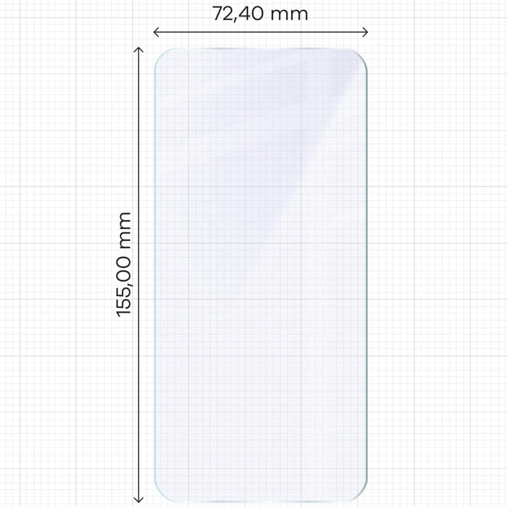 Wholesale Bizon Glass Mule Flexible hybrid glass Samsung Galaxy S24+ Plus 5G - BIZ8689 - {ean13} - Hurt