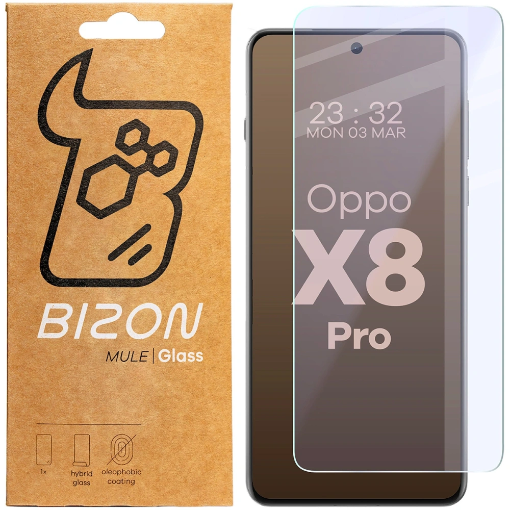 Hurtownia GSM - Elastyczne szkło hybrydowe Bizon Glass Mule do Oppo Find X8 Pro - BIZ8691 - {ean13} - Hurt