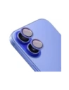 Bizon Glass Snap Lens Apple iPhone 16 / 16 Plus cadru albastru