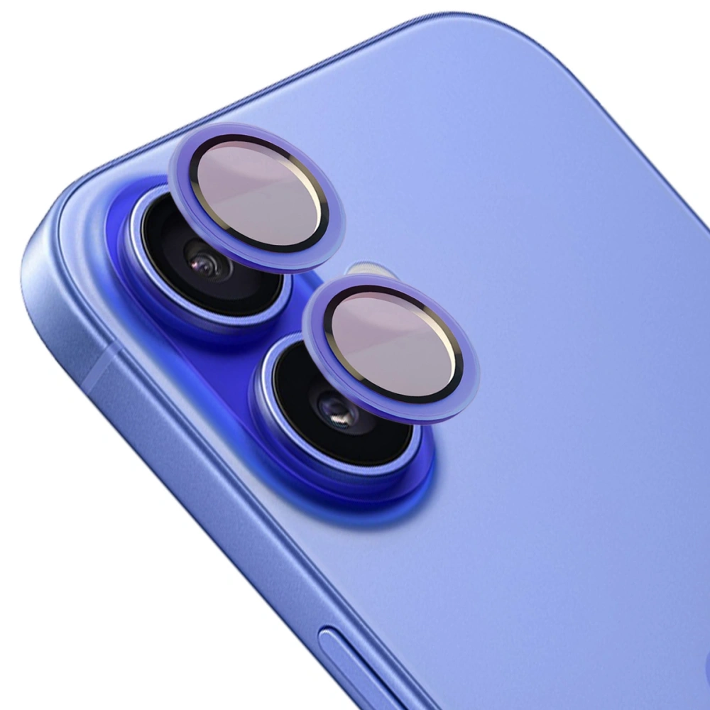 Hurtownia GSM - Bizon Glass Snap Lens Apple iPhone 16 / 16 Plus modrý rámeček - BIZ8692 - {ean13} - Hurt