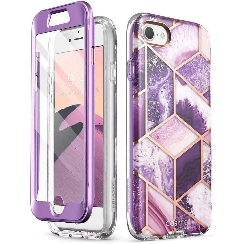 Hurtownia GSM - Etui Supcase Cosmo Apple iPhone SE 2022/SE 2020/8/7 fialové - SPC111PRP - {ean13} - Hurt