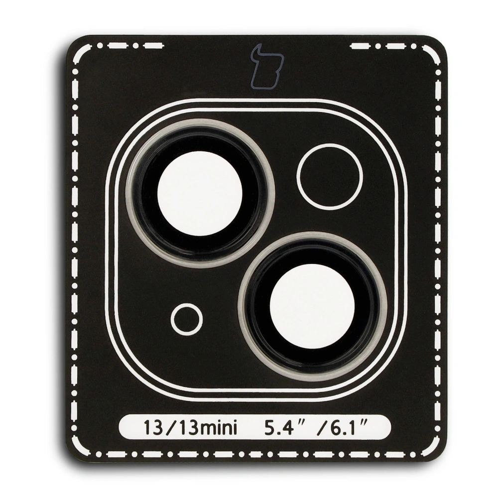 Hurtownia GSM - Bizon Glass Snap Lens Apple iPhone 13 / 13 Mini cadru negru - BIZ8693 - {ean13} - Hurt