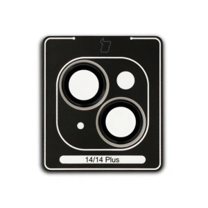 Wholesale Bizon Glass Snap Lens Apple iPhone 14 / 14 Plus black frame - BIZ8694 - {ean13} - Hurt