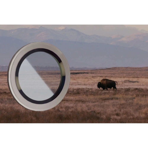 Szkło hartowane na aparat z aplikatorem Bizon Glass Snap Lens do Apple iPhone 16 Pro / 16 Pro Max szara ramka