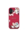 Hurtownia GSM - Guess Model imprimat cu flori texturat MagSafe Apple iPhone 16 fucsia - GUE4421 - {ean13} - Hurt