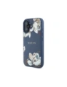 Hurtownia GSM - Guess Model cu imprimeu floral granulat MagSafe Apple iPhone 16 albastru - GUE4422 - {ean13} - Hurt