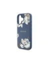 Hurtownia GSM - Guess Model cu imprimeu floral granulat MagSafe Apple iPhone 16 albastru - GUE4422 - {ean13} - Hurt