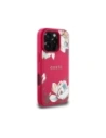 Hurtownia GSM - Guess Hladký tištěný květinový vzor MagSafe Apple iPhone 16 Pro fuchsie - GUE4424 - {ean13} - Hurt