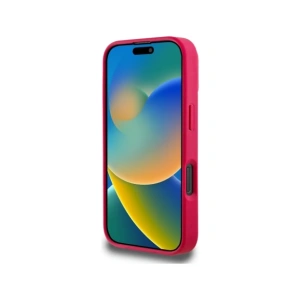 Hurtownia GSM - Guess Hladký tištěný květinový vzor MagSafe Apple iPhone 16 Pro fuchsie - GUE4424 - {ean13} - Hurt