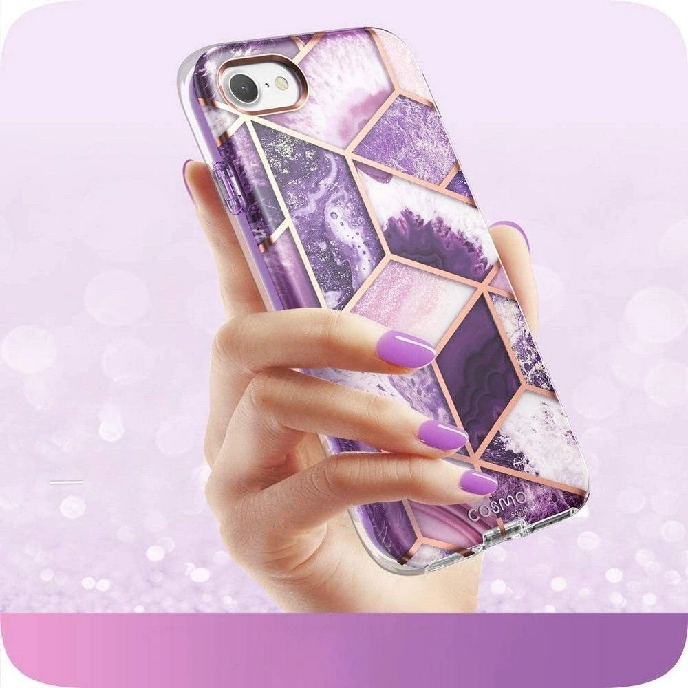 Hurtownia GSM - Etui Supcase Cosmo Apple iPhone SE 2022/SE 2020/8/7 fialové - SPC111PRP - {ean13} - Hurt