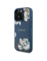 Hurtownia GSM - Guess Grained Printed Flower Pattern MagSafe Apple iPhone 16 Pro kék - GUE4429 - {ean13} - Hurt