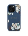 Hurtownia GSM - Guess Hladký tištěný květinový vzor MagSafe Apple iPhone 16 Pro modrý - GUE4429 - {ean13} - Hurt