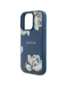 Hurtownia GSM - Guess Hladký tištěný květinový vzor MagSafe Apple iPhone 16 Pro modrý - GUE4429 - {ean13} - Hurt
