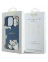 Hurtownia GSM - Guess Hladký tištěný květinový vzor MagSafe Apple iPhone 16 Pro modrý - GUE4429 - {ean13} - Hurt