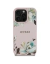 Hurtownia GSM - Guess Tisk květinového vzoru s jemnou strukturou MagSafe Apple iPhone 16 Pro růžový - GUE4430 - {ean13} - Hurt