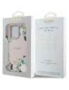 Hurtownia GSM - Guess Grained Printed Flower Pattern MagSafe Apple iPhone 16 Pro rózsaszín - GUE4430 - {ean13} - Hurt