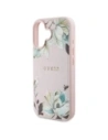 Hurtownia GSM - Guess Model cu Flori Tipărite Granulate MagSafe Apple iPhone 16 roz - GUE4431 - {ean13} - Hurt