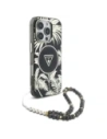 Hurtownia GSM - Guess Palm Trees Triangle Pearl Strap MagSafe Apple iPhone 16 Pro černý - GUE4432 - {ean13} - Hurt