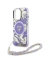Hurtownia GSM - Guess Palm Trees Triangle Pearl Strap MagSafe Apple iPhone 16 Pro fialový - GUE4436 - {ean13} - Hurt