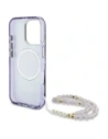 Hurtownia GSM - Guess Palm Trees Triangle Pearl Strap MagSafe Apple iPhone 16 Pro fialový - GUE4436 - {ean13} - Hurt