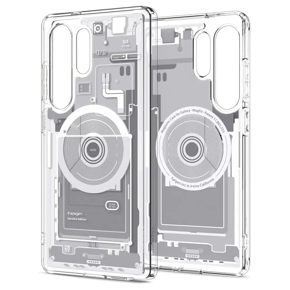 Hurtownia GSM - Spigen Ultra Hybrid Mag MagSafe Samsung Galaxy S25 Ultra Zero One Bílá - SPN16695 - {ean13} - Hurt