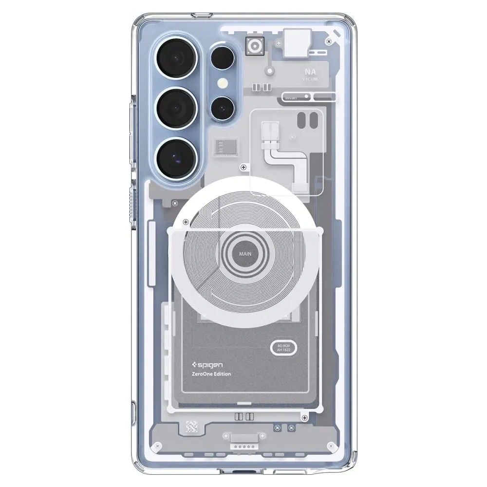 Hurtownia GSM - Spigen Ultra Hybrid Mag MagSafe Samsung Galaxy S25 Ultra Zero One Bílá - SPN16695 - {ean13} - Hurt