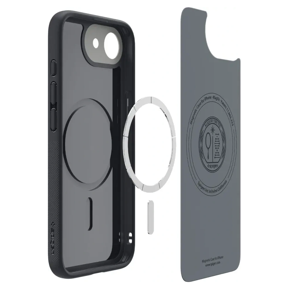 Hurtownia GSM - Spigen Nano Pop Mag MagSafe Apple iPhone 16e Sesame Negru - SPN16696 - {ean13} - Hurt