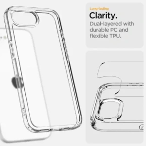 Wholesale Spigen Ultra Hybrid Apple iPhone 16e Crystal Clear - SPN16698 - {ean13} - Hurt