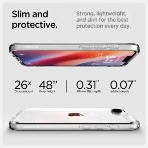 Wholesale Spigen Ultra Hybrid Apple iPhone 16e Crystal Clear - SPN16698 - {ean13} - Hurt