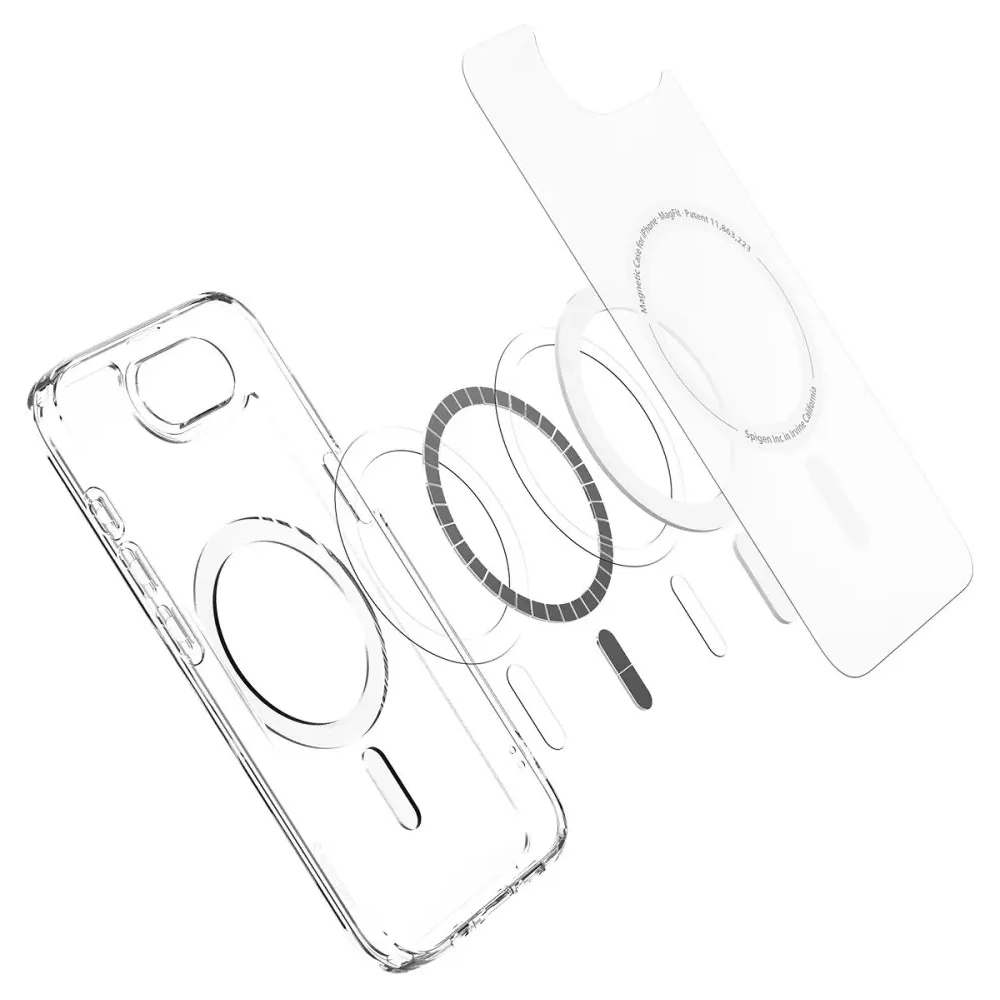 Hurtownia GSM - Spigen Ultra Hybrid Mag MagSafe Apple iPhone 16e Alb Înghețat - SPN16699 - {ean13} - Hurt