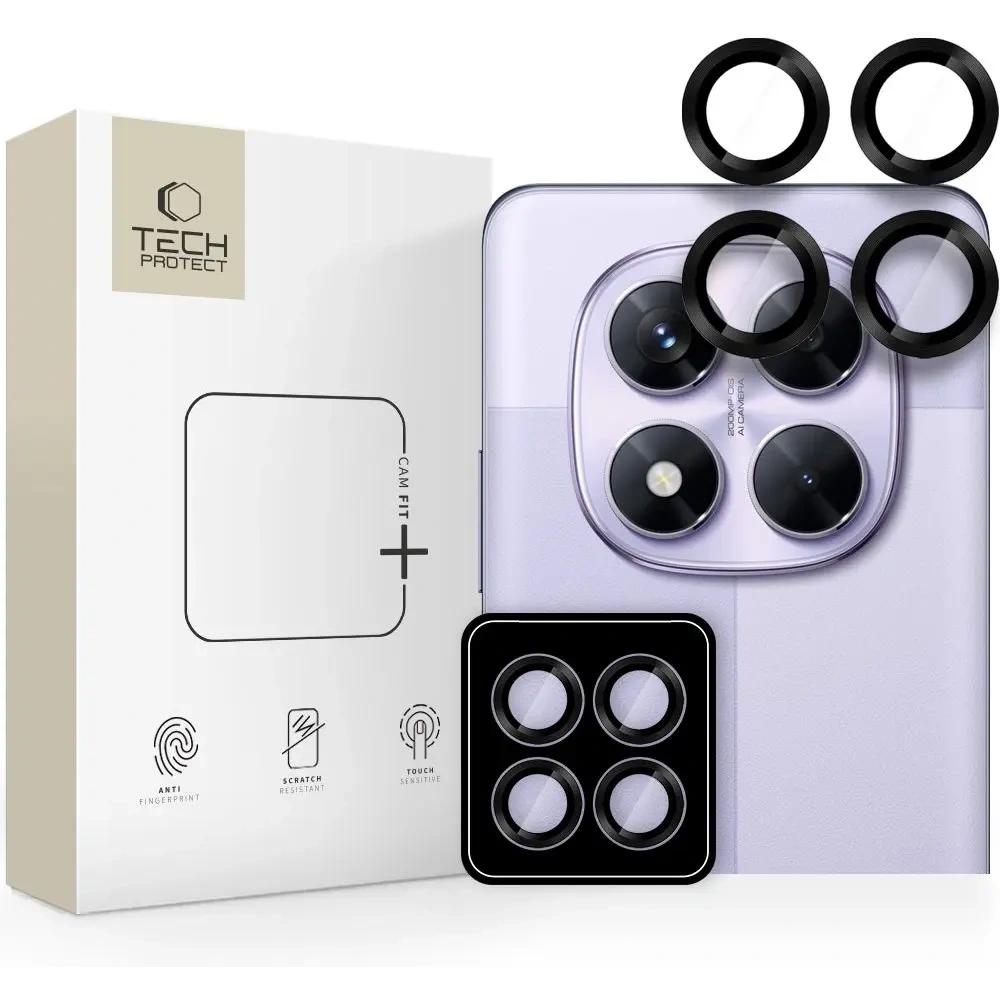 Hurtownia GSM - Tech-Protect Camring Pro+ Xiaomi Redmi Note 14 Pro 5G / Poco X7 5G Fekete - THP3936 - {ean13} - Hurt