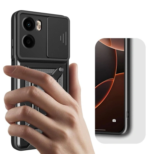 Etui Tech-protect Camshield Pro Motorola Moto G05 / E15 Black