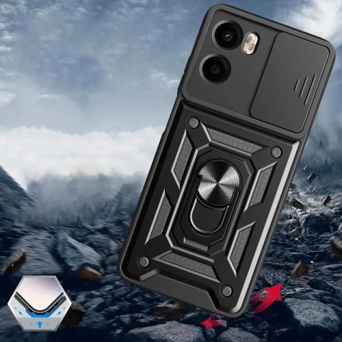 Etui Tech-protect Camshield Pro Motorola Moto G05 / E15 Black