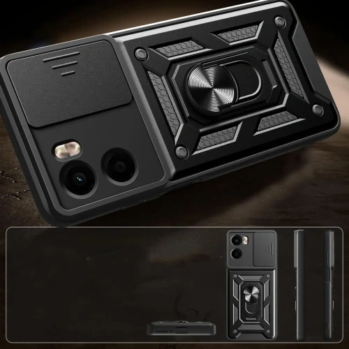 Etui Tech-protect Camshield Pro Motorola Moto G05 / E15 Black