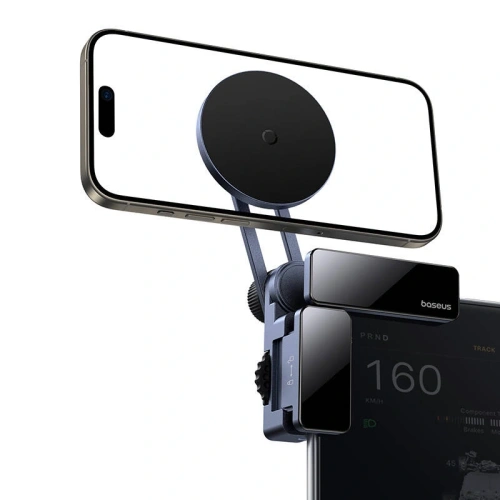 Uchwyt samochodowy do ekranu Baseus MaxView MagSafe (szary)