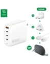Hurtownia GSM - Ładowarka sieciowa 4smarts Flex Pro 100W 3xUSB-C, 1xUSB-A Travel Edition biała - 4SMR71 - {ean13} - Hurt