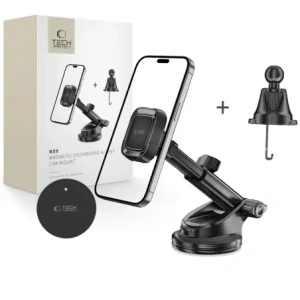 Wholesale Tech-Protect N59 Magnetic Dashboard & Vent Car Mount Black - THP3940 - {ean13} - Hurt