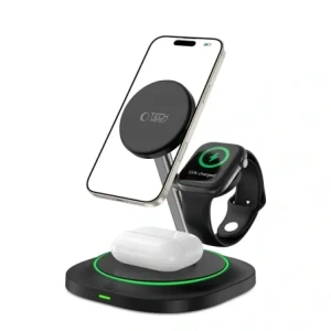 Hurtownia GSM - Tech-Protect QI15W-A46 Magnetic MagSafe Wireless Charger Schwarz - THP3941 - {ean13} - Hurt