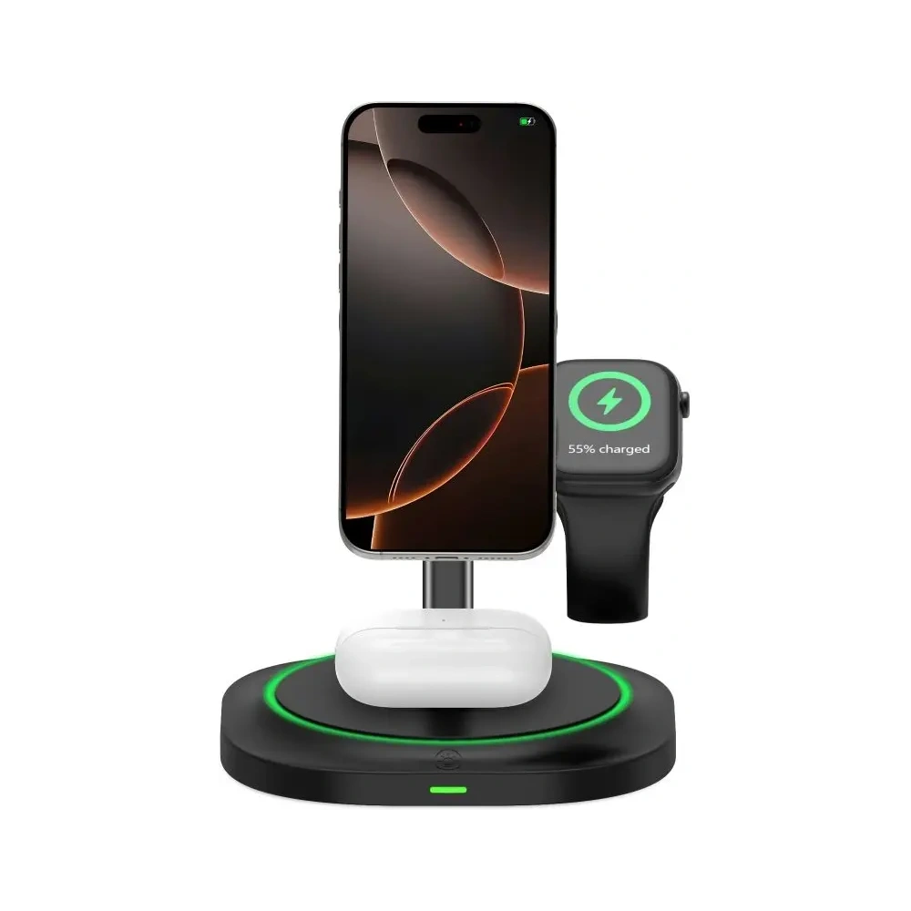 Hurtownia GSM - Tech-Protect QI15W-A46 Magnetic MagSafe Wireless Charger Schwarz - THP3941 - {ean13} - Hurt