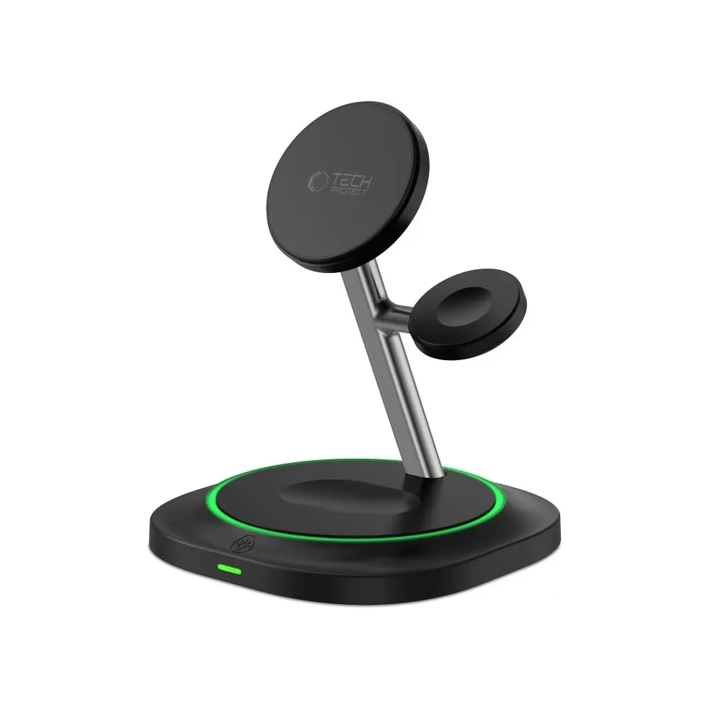 Hurtownia GSM - Tech-Protect QI15W-A46 Magnetic MagSafe Wireless Charger Schwarz - THP3941 - {ean13} - Hurt