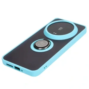 Wholesale [OUTLET] Case with finger holder Bizon Case Hybrid Ring for Xiaomi 14 Ultra smoked with a light blue frame - OT-852 - {ean13} - Hurt