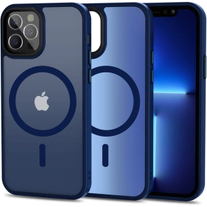 Hurtownia GSM - [OUTLET] Etui Tech-Protect Magmat MagSafe Apple iPhone 12/12 Pro Matná námořnická modř - OT-853 - {ean13} - Hurt
