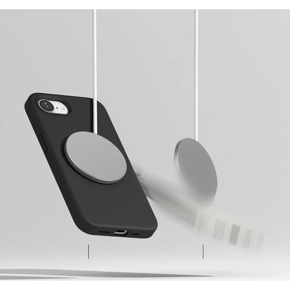 Hurtownia GSM - Ringke Silicon Magnetic MagSafe Apple iPhone 16e Negru - RGK11770 - {ean13} - Hurt